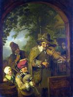 欧洲12-19世纪油画四_DIETRICH, Christian Wilhelm Ernst - The Wandering Musicians